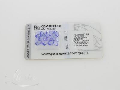 Looduslik tansaniidid 9,06ct 23tk