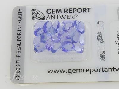 Looduslik tansaniidid 9,06ct 23tk
