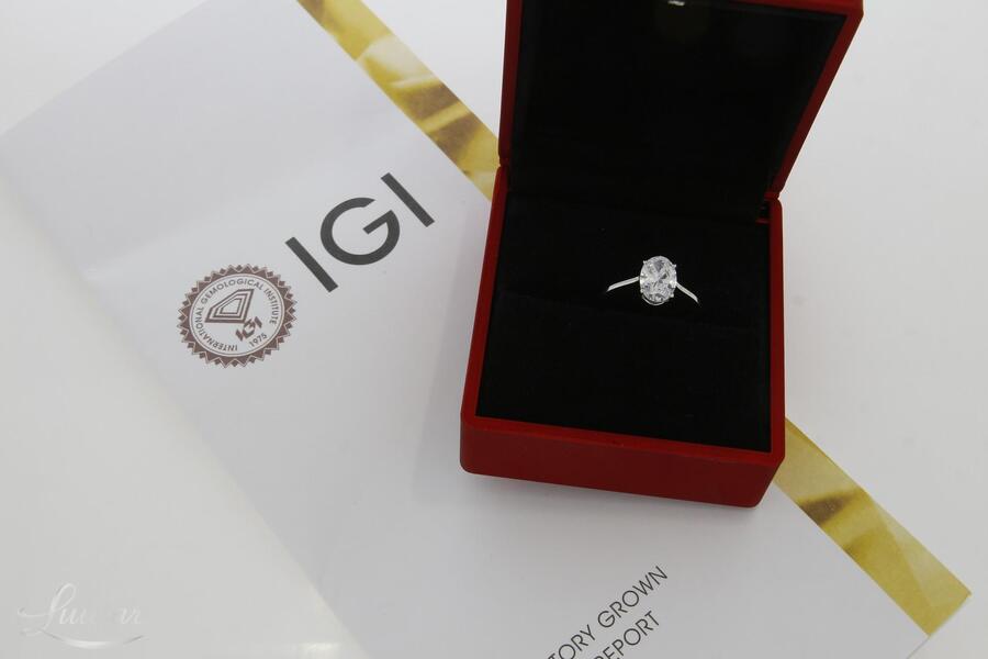 Kuldsõrmus 585* Briljant 1.56 ct