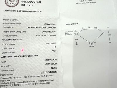 Kuldsõrmus 585* Briljant 1.56 ct
