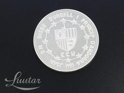 Hõbemünt 925* 10 Diners - Joan Martí i Alanis Customs Union