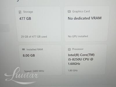 Sülearvuti Lenovo ThinkPad L480