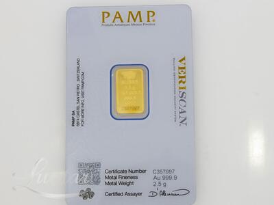 Kuldplaat 999* PAMP