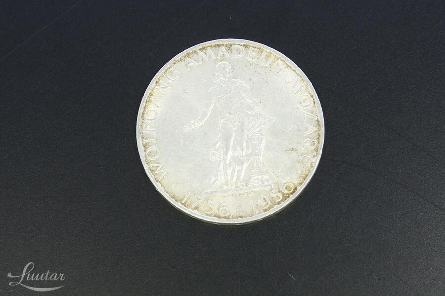 Hõbemünt 800* Austria 25 šillingit „Wolfgang Amadeus Mozart”*