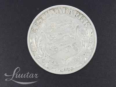 Hõbemünt 500* 2 Krooni 1930.