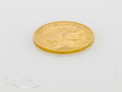 Kuldmünt 20 franki 1908a Prantsuse Marianne ja Kukk 900*