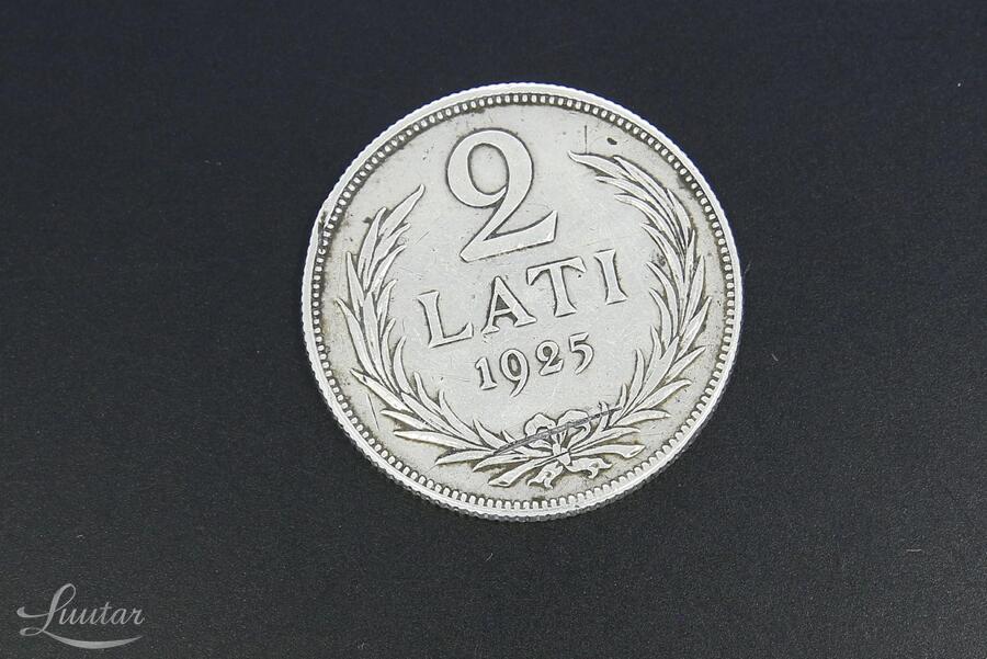 Hõbemünt 835* Läti Vabariigi 2 Latti 1925