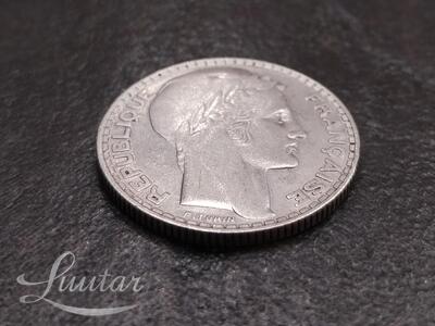 Hõbemünt 680* 10 franki, 1929.