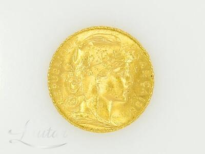 Kuldmünt 900* Prantsuse Marianne ja Kukk 20 franki 1914