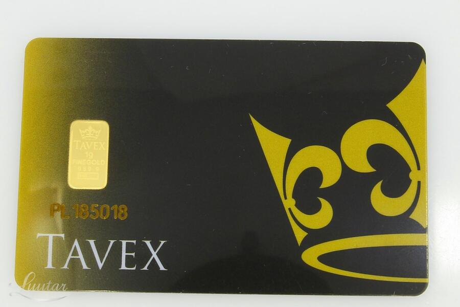 Kuldplaat 999* 1g Tavex