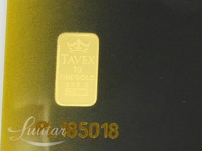 Kuldplaat 999* 1g Tavex