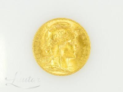 Kuldmünt 900* Prantsuse 20 Franki 1912