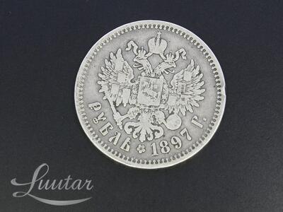 Hõbemünt 900*  Nikolai II 1 rubla 1897a