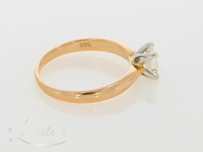 Kuldsõrmus 585* Briljandid 0.50ct