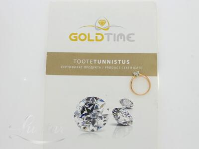 Kuldsõrmus 585* Briljandid 0.50ct