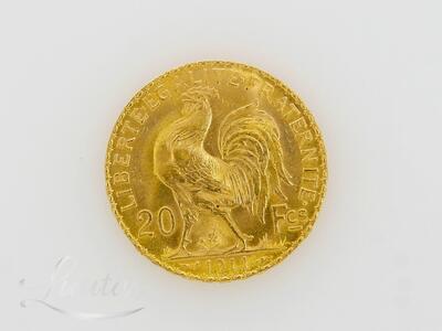 Kuldmünt 900* REPUBLIQUE FRANÇAISE 20 Francs 1911a.
