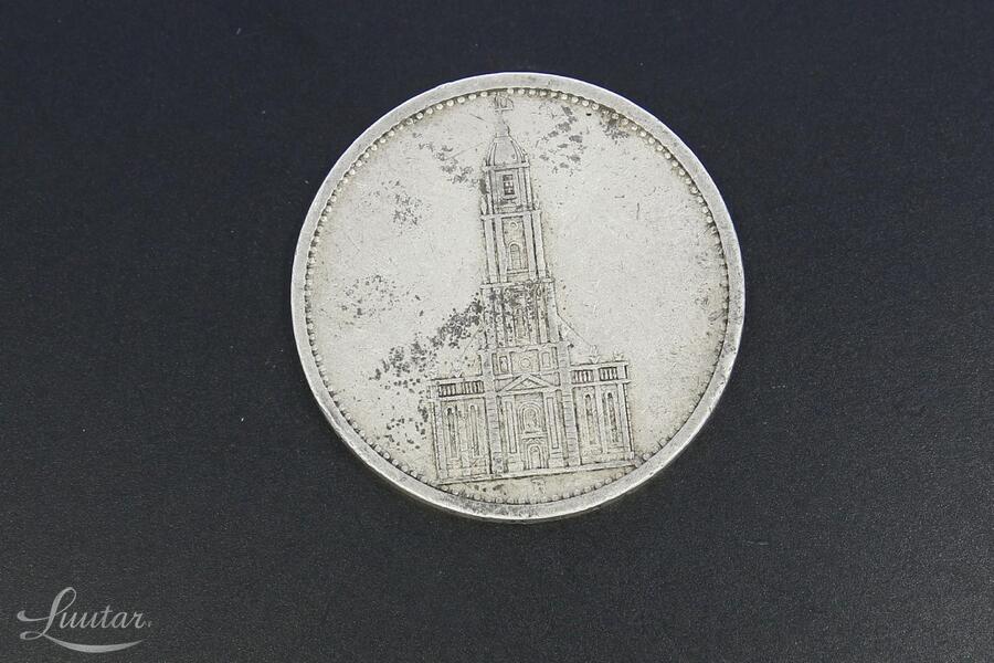 Hõbemünt  900* 5 Reichsmark Saksa 1934