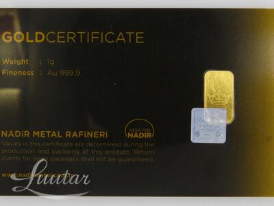 Kuldplaat Tavex 999*