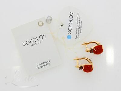 Kuldkõrvarõngad 585* Sokolov Korall