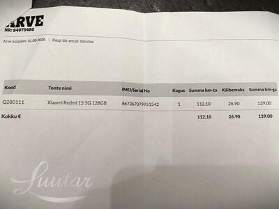 Mobiiltelefon Xiaomi Redmi 15 5G