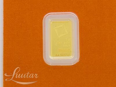 Kuldplaat 999* 1g Valcambi Suisse