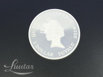 Hõbemünt 999* Elizabeth II 1 Dollars 2010a