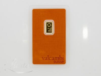 Kuldplaat Valcambi 999* 1gr