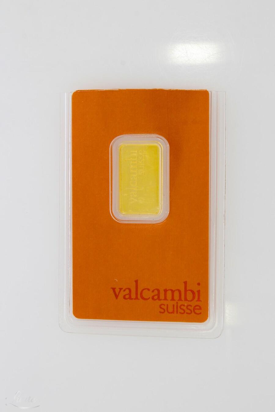 Kuldplaat 999* Valcambi Suisse