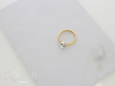 Kuldsõrmus 585* Looduslik briljant 1,07ct
