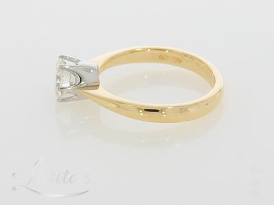 Kuldsõrmus 585* Looduslik briljant 1,07ct