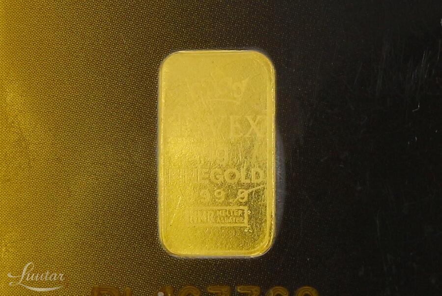Kuldplaat 999* 1g Tavex