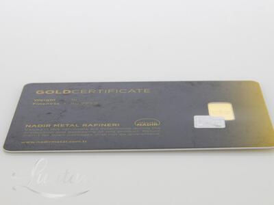 Kuldplaat 999* 1g Tavex