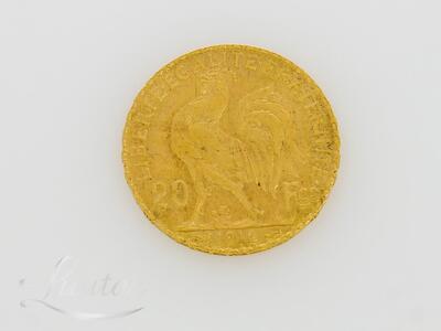 Kuldmünt 900* 20 Francs 1912a 