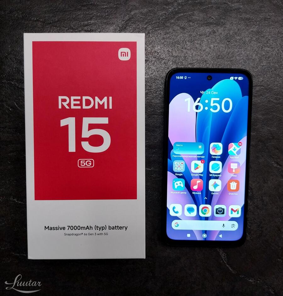 Mobiiltelefon Xiaomi Redmi 15 5G 128GB