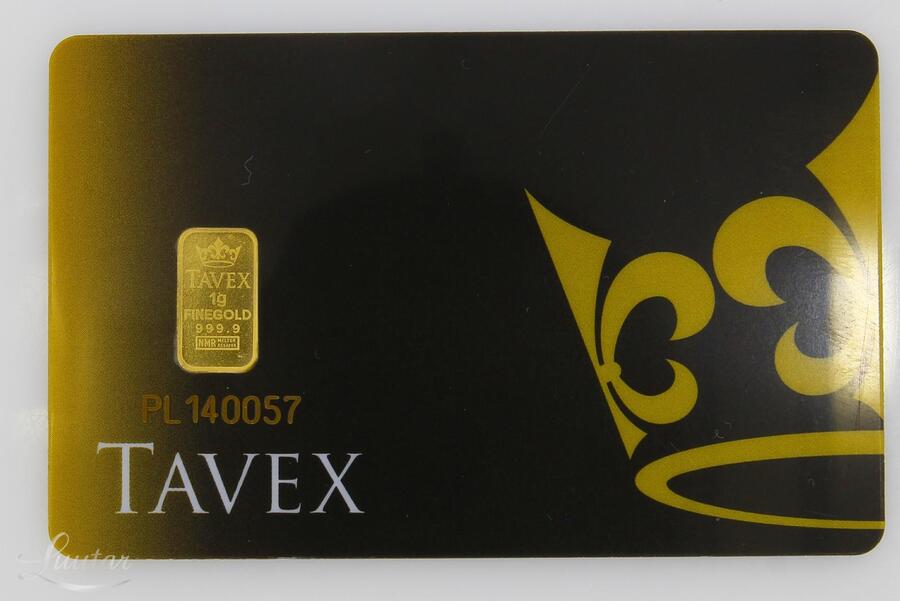 Kuldplaat 999* 1g Tavex