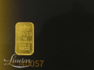 Kuldplaat 999* 1g Tavex