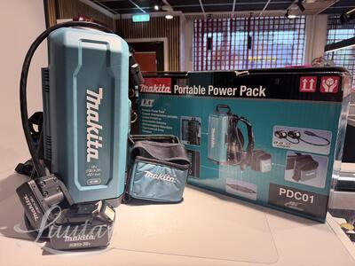 Akupuhur Makita UB001CZ + aku seljakott Makita Makita PDC01 UUED!