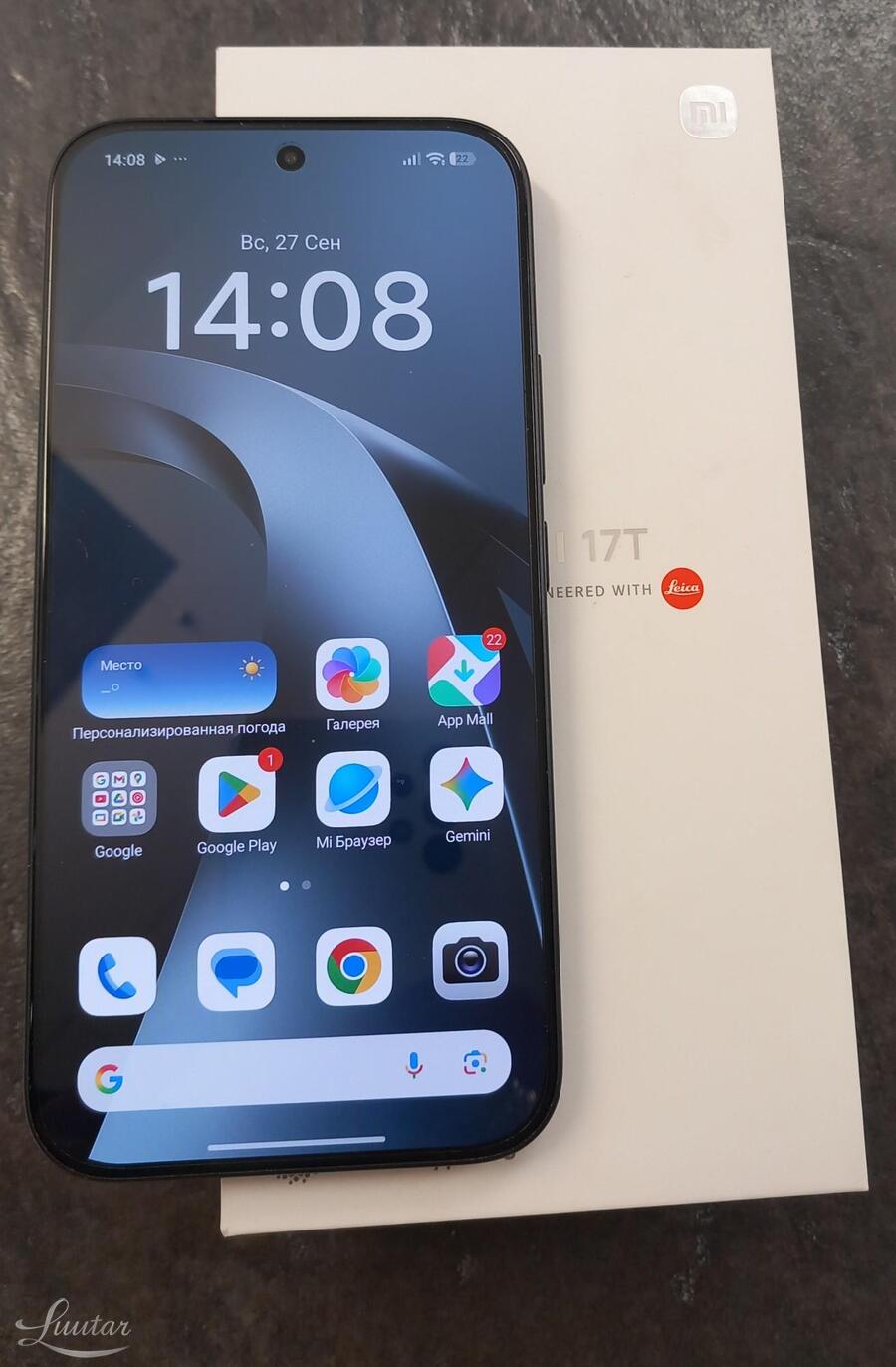 Mobiiltelefon Xiaomi 17T 256GB 