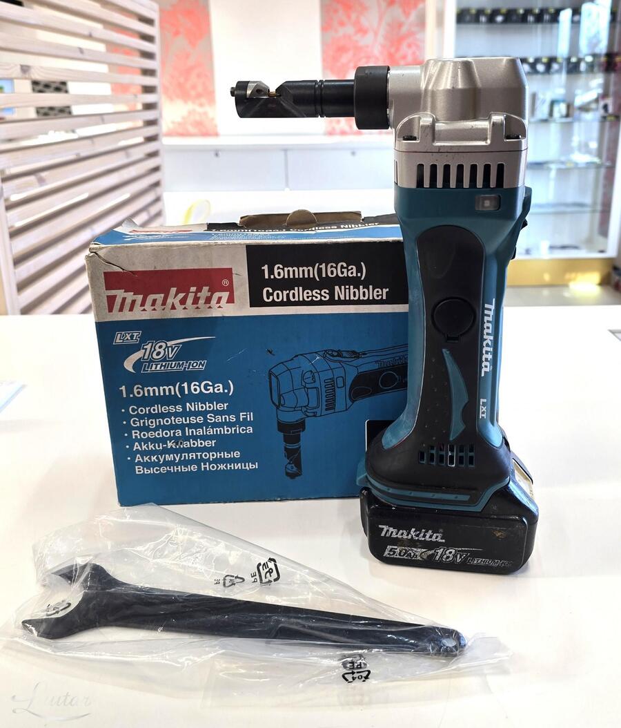 Akuplekikäärid Makita DJN161Z, 18 V+ aku Makita BL 1850B
