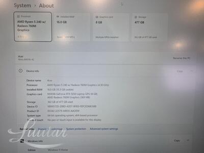 Sülearvuti Acer Nitro V 16 AI