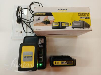 Aku ja laadija komplekt Kärcher 18V 5AH, 5000 mAh