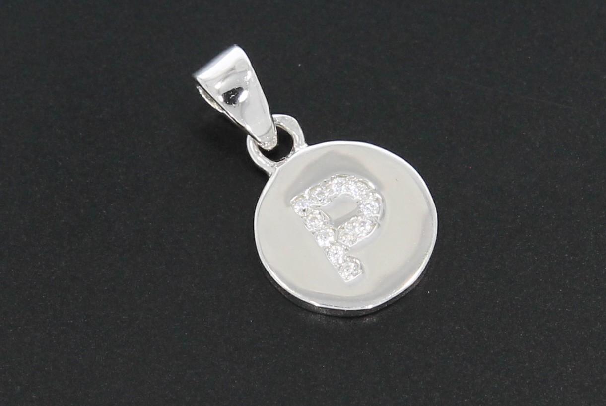 Tootefoto - Hõbe kulon 925* "P" täht