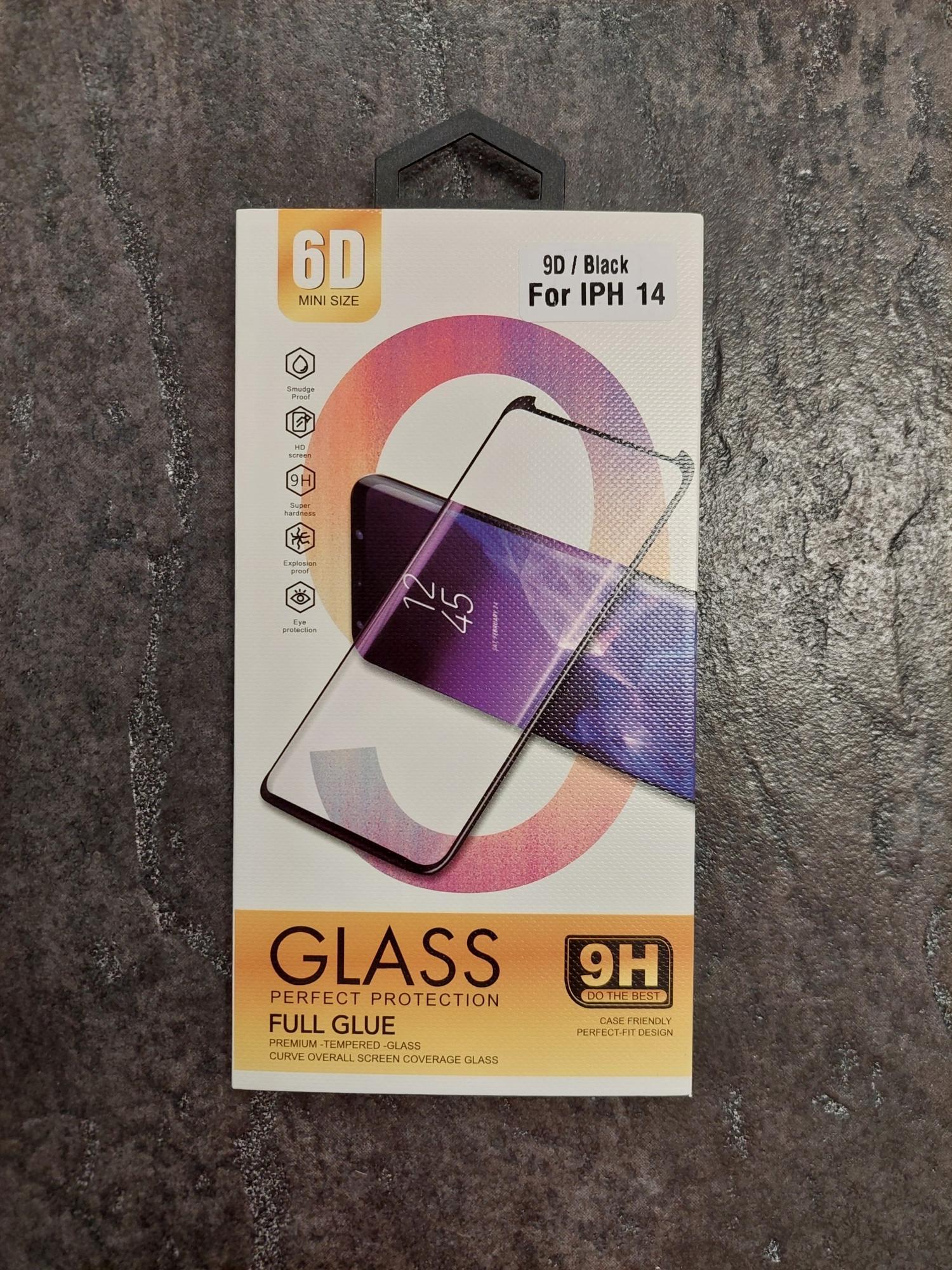 Tootefoto - Kaitseklaas iPhone 14 6D FULL GLUE