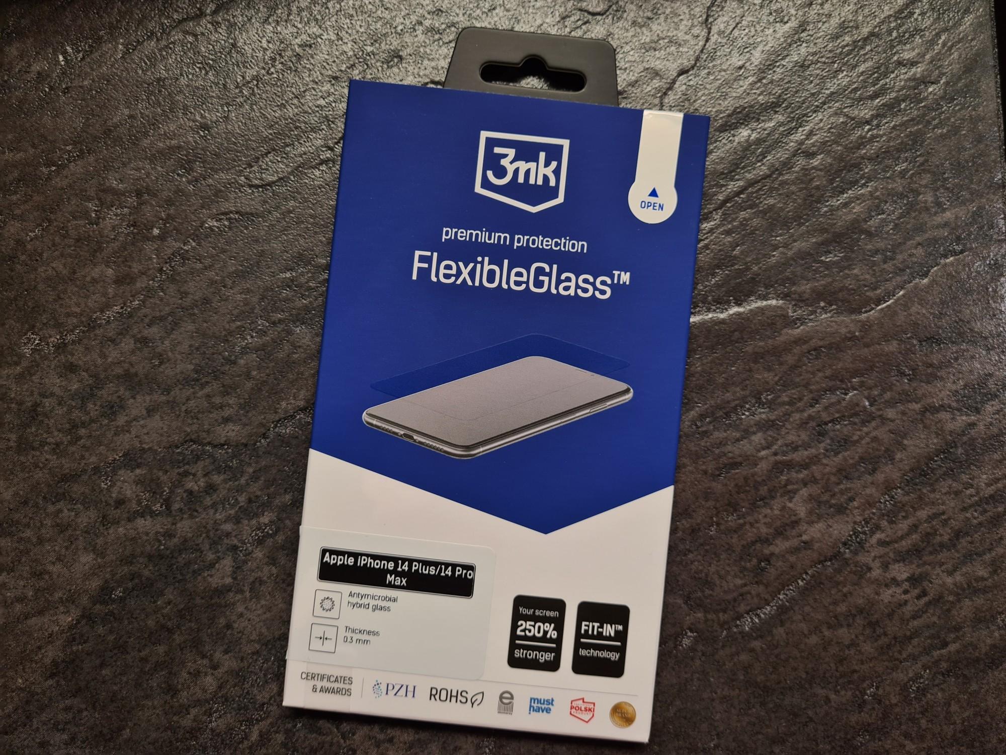 Tootefoto - Kaitseklaas 3MK FLEXIBLE iPhone 14 PRO MAX/14+