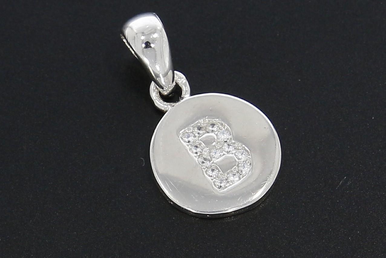 Tootefoto - Hõbe kulon 925* täht B