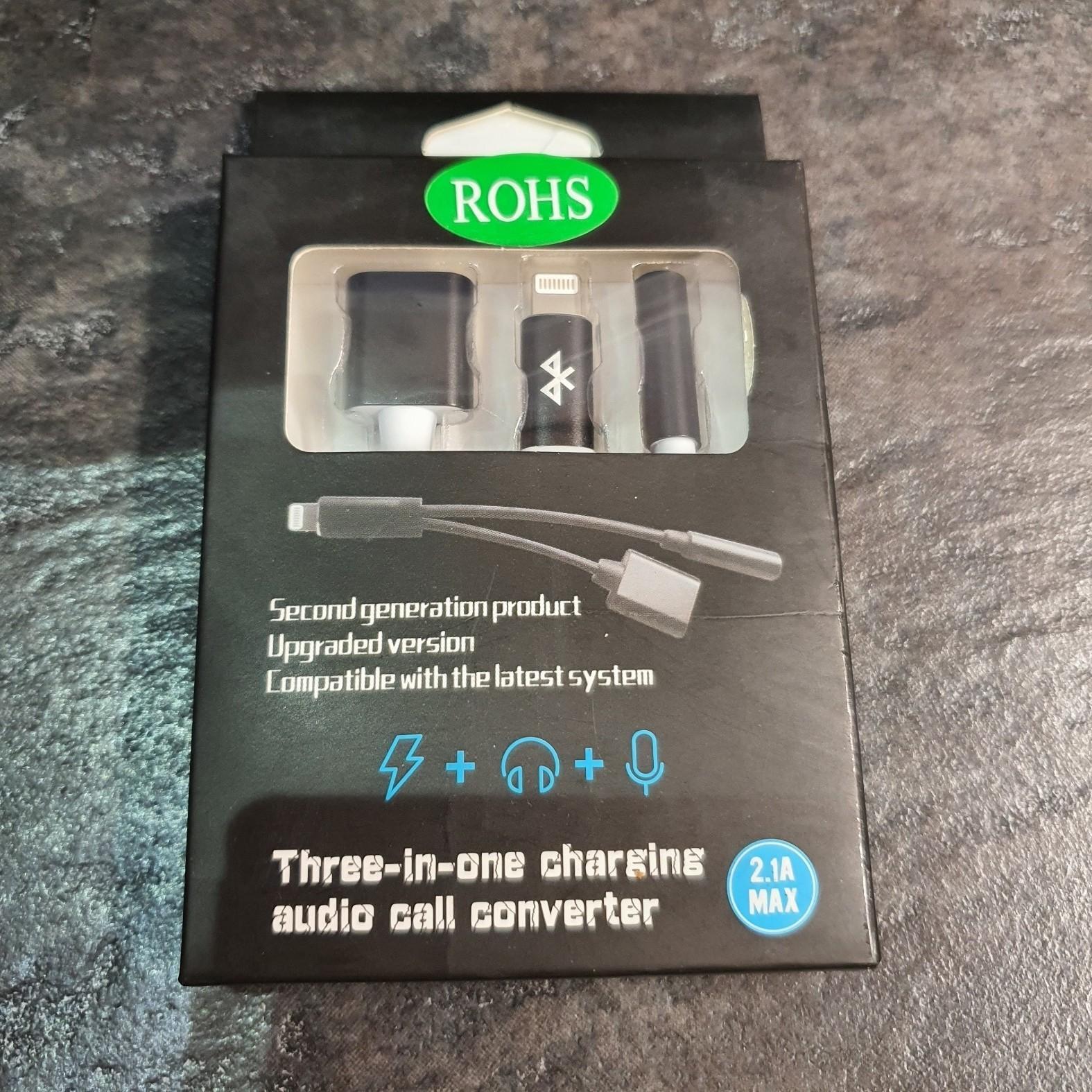 Tootefoto - Audiokonverter Bluetooth + Lightning => 3