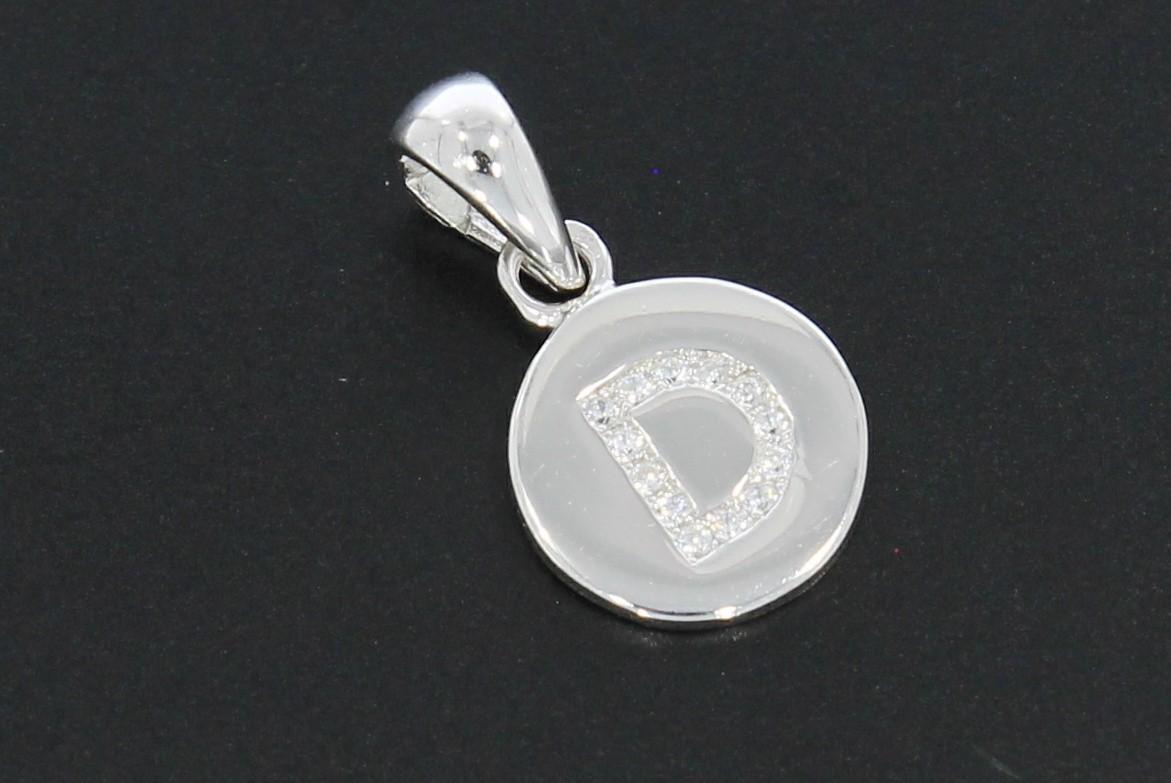 Tootefoto - Hõbe kulon 925* "D" Täht