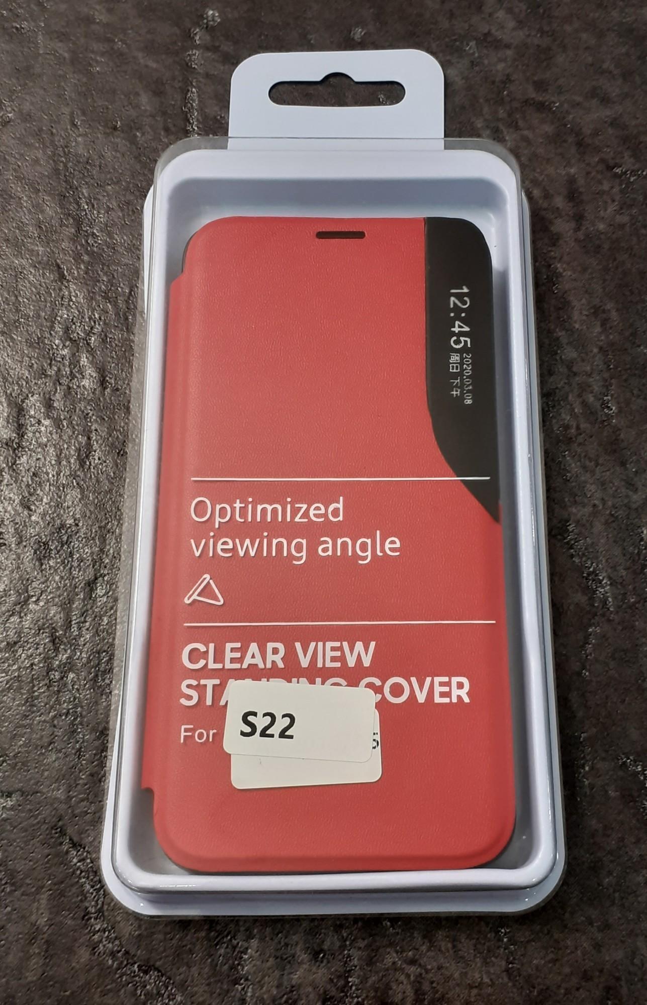 Tootefoto - Kaaned SMART FLIP Samsung S22 5G punane