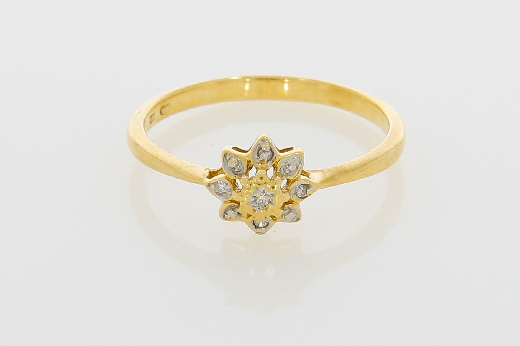 Tootefoto - Kuldsõrmus 585* Briljandid