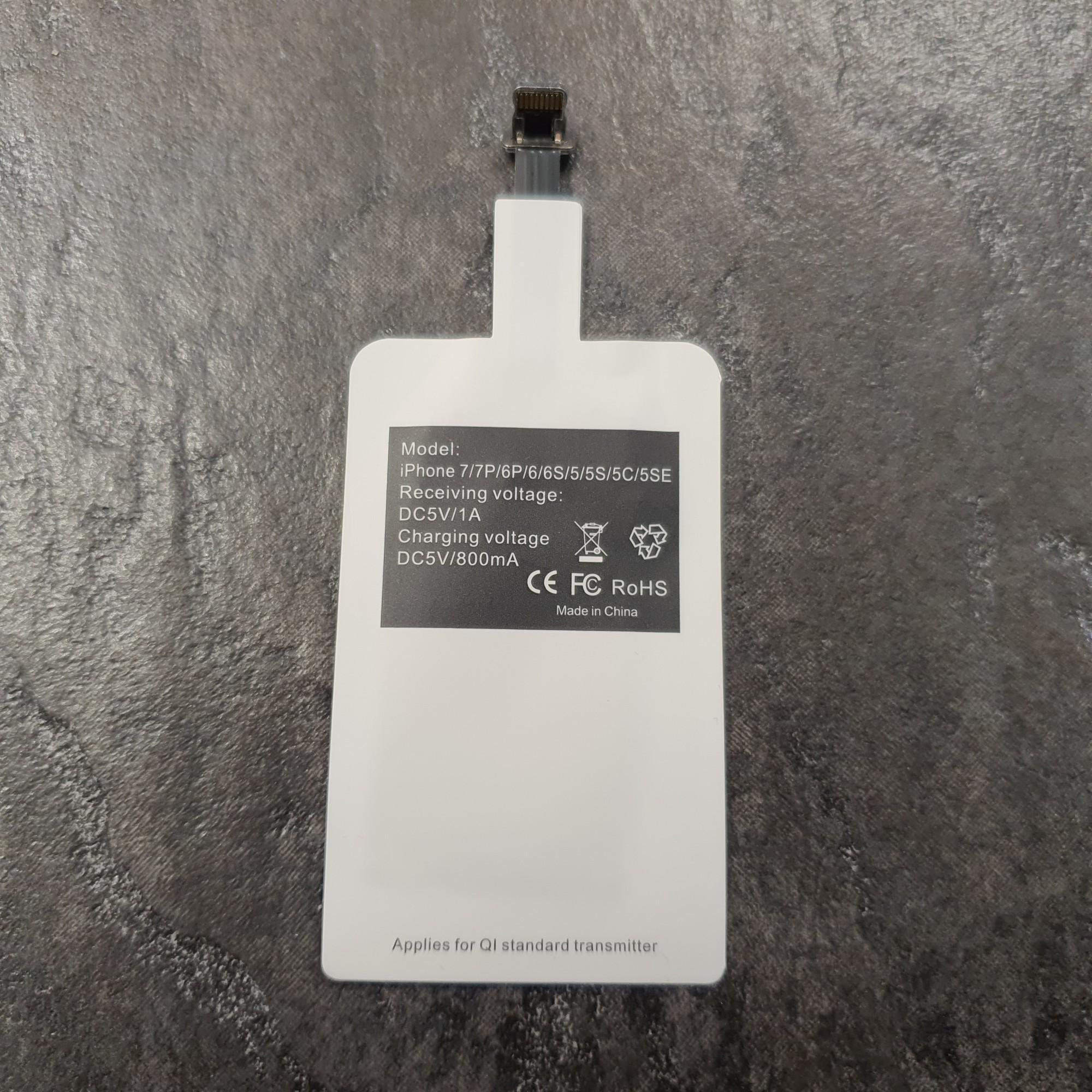 Tootefoto - Adapter Qi Juhtmevaba laadimiseks Lightning